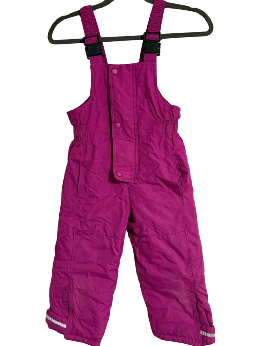Hanna Andersson Girls Pink Snow Bib Overalls - Size 5 - Ski Snowboarding pants